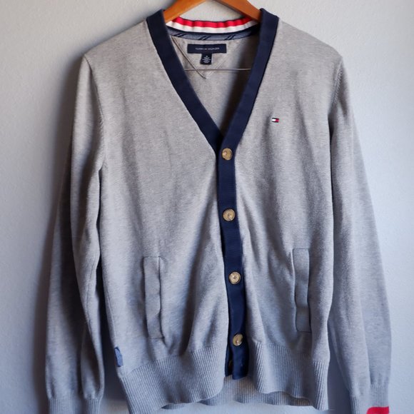 Tommy Hilfiger gray cardigan - Picture 2 of 6